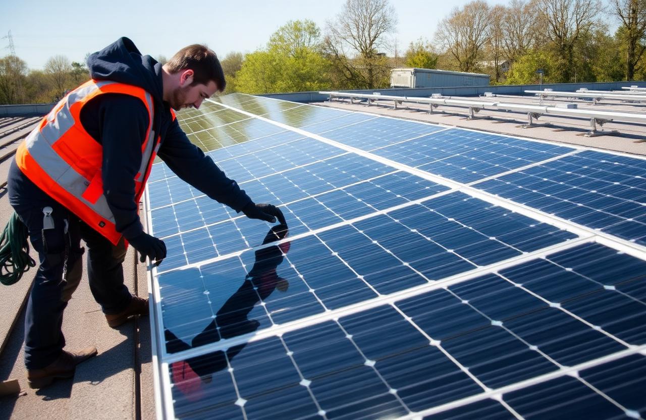 Zonnepanelen plaatsen